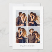 Aankondiging van onze verloving (Achterkant)