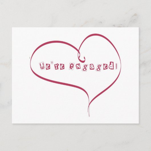 Aankondiging van onze verloving (Voorkant)