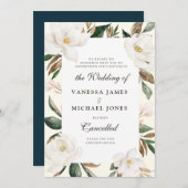 Aankondiging van opzegging van de Magnolia floral  (Voorkant / Achterkant)