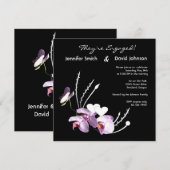 Aankondiging van Orchids Ikebana Emgagement (Voorkant / Achterkant)