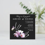 Aankondiging van Orchids Ikebana Emgagement (Staand voorkant)