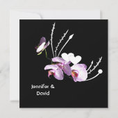 Aankondiging van Orchids Ikebana Emgagement (Achterkant)