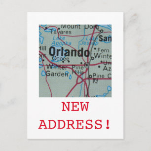 Aankondiging van Orlando New Address