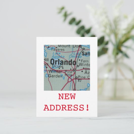 Aankondiging van Orlando New Address (Staand voorkant)
