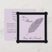  aankondiging van overlijden / overlijden (Voorkant / Achterkant)