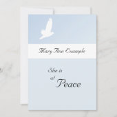 aankondiging van overlijden / overlijden (Voorkant)