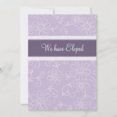 Aankondiging van Paarse bouwkaarten (Voorkant)