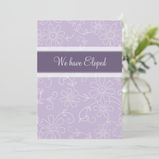 Aankondiging van Paarse bouwkaarten (Staand voorkant)