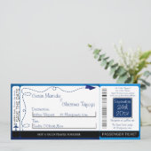 Aankondiging van papieren vliegbrochure voor insta (Staand voorkant)