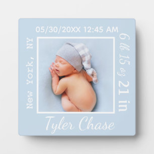 Aankondiging van pasgeboren baby-baby Gift Birth S Fotoplaat