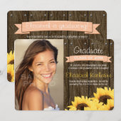 Aankondiging van PEACH Sunflower Afstuderen (Voorkant / Achterkant)