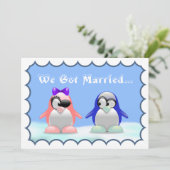 Aankondiging van Penguin Elopement (Staand voorkant)