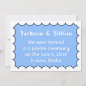 Aankondiging van Penguin Elopement (Achterkant)