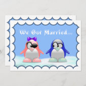 Aankondiging van Penguin Elopement (Voorkant / Achterkant)