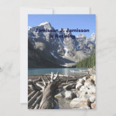 Aankondiging van pensionering, bergmeer Driftwood (Voorkant)