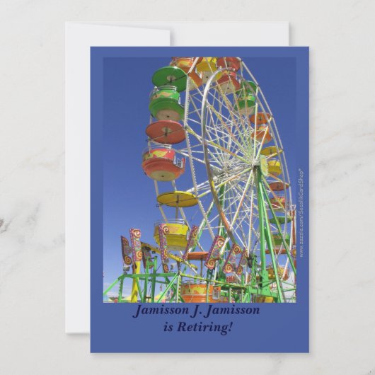 Aankondiging van pensionering, Ferris Wheel (Voorkant)