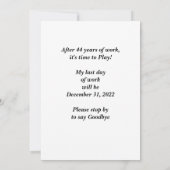 Aankondiging van pensionering, Ferris Wheel (Achterkant)