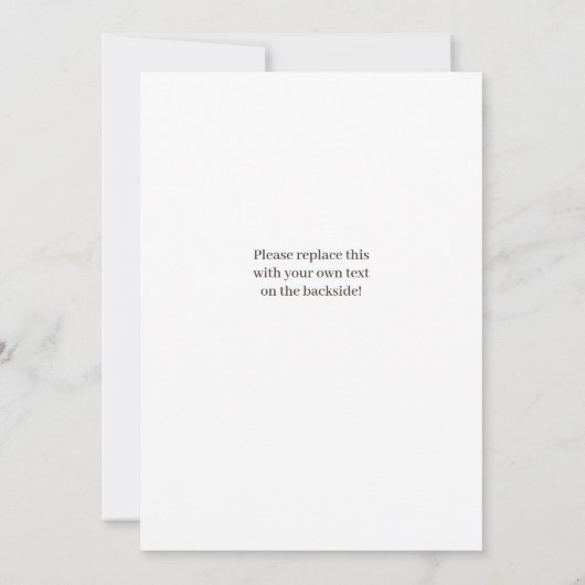 Aankondiging van pensionering (jouw tekst voor en (Achterkant)