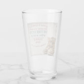 Aankondiging van pensionering met oude laarzen V1. Glas (Achterkant)