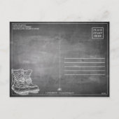 Aankondiging van pensionering met oude laarzen V3. (Achterkant)