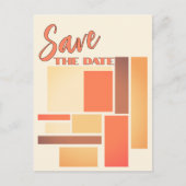 Aankondiging van pensioneringsfeest Save The Date (Voorkant)