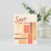 Aankondiging van pensioneringsfeest Save The Date (Staand voorkant)
