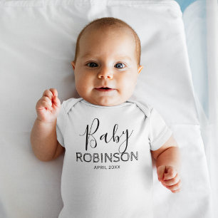Aankondiging van persoonlijke zwangerschappen Baby Romper