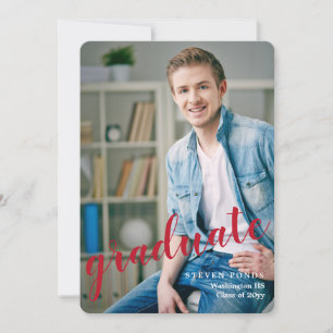 Aankondiging van Photo Afstuderen Afstuderen