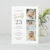 Aankondiging van Photo Booth-Afstuderen (Staand voorkant)