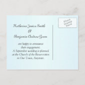 Aankondiging van Pink Orchids-verloving (Achterkant)