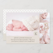 Aankondiging van PixDezines-fotosjabloon (Voorkant / Achterkant)