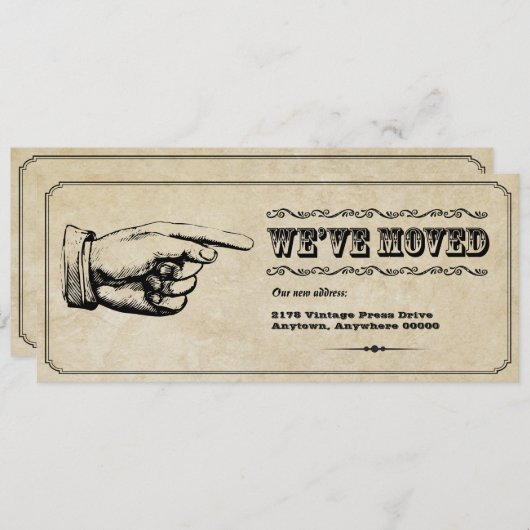 aankondiging van Pointer Moving (Voorkant / Achterkant)