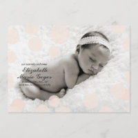 Aankondiging van Polka Dot Birth // Confetti