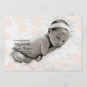 Aankondiging van Polka Dot Birth // Confetti