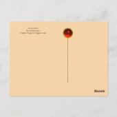 AANKONDIGING VAN RECANATI door Lorenzo Lotto Briefkaart (Achterkant)