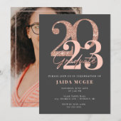 Aankondiging van roos Gold Afstuderen (Voorkant / Achterkant)