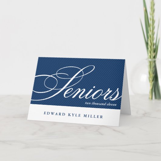 Aankondiging van roud seniors marvy white afstuder (Voorkant)