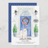 Aankondiging van Samoyed-voordeurbewegingen (Voorkant / Achterkant)