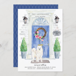 Aankondiging van Samoyed-voordeurbewegingen