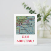 Aankondiging van San Antonio New Address (Staand voorkant)