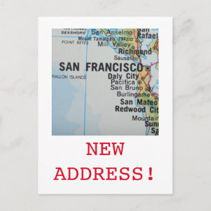 Aankondiging van San Francisco New Address