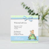 Aankondiging van schildpad Baby Birth (Staand voorkant)