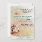 Aankondiging van Seashell Beach Collage Birthday P (Voorkant)