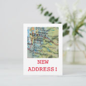 Aankondiging van Seattle New Address (Staand voorkant)