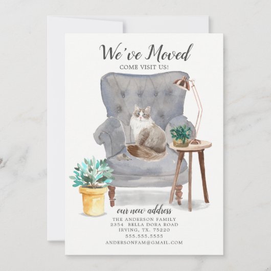 Aankondiging van Siberische kattenbeweging (Voorkant)