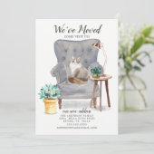 Aankondiging van Siberische kattenbeweging (Staand voorkant)