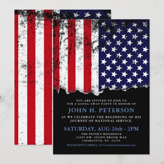 Aankondiging van Soldaat die partij afwijst | Uitn (Voorkant / Achterkant)