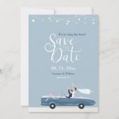 Aankondiging van 'Something Blue Save the Date'  (Voorkant)