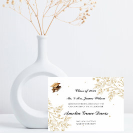 Aankondiging van Sophisticated Gold Afstuderen