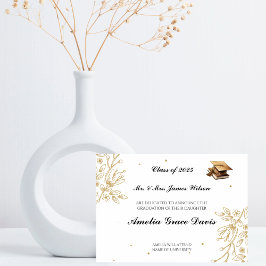 Aankondiging van Sophisticated Gold Afstuderen